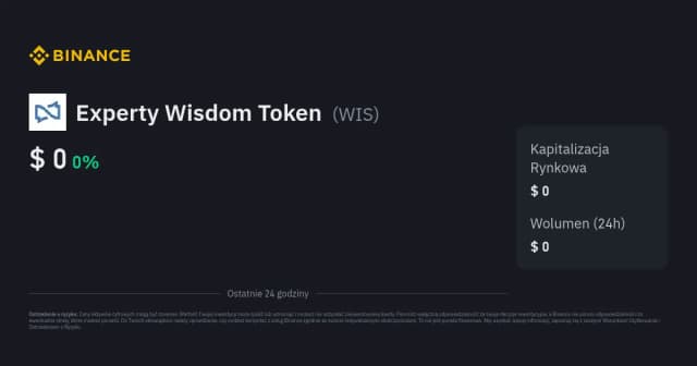 Wis kryptowaluta: Kluczowe informacje o Experty Wisdom Token i jego przyszłości
